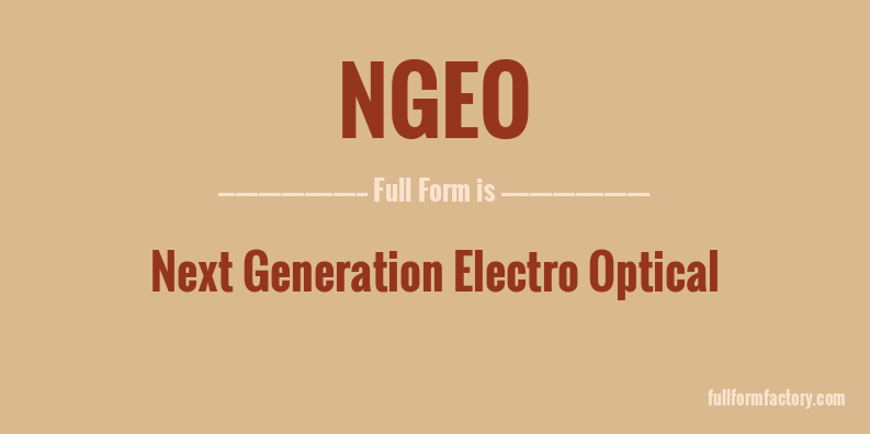 ngeo-full-form