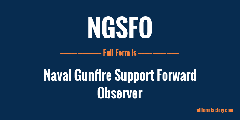 ngsfo-full-form