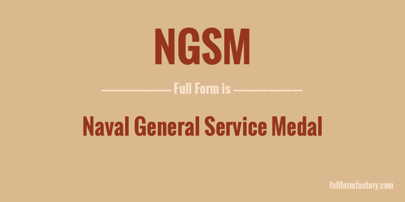ngsm-full-form