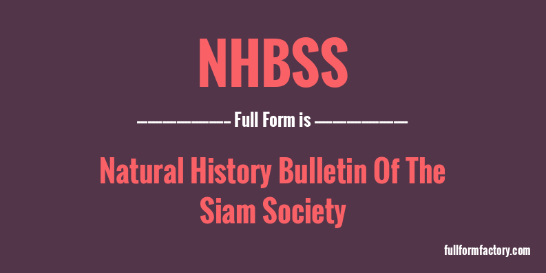 nhbss-full-form