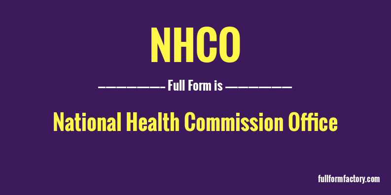 nhco-full-form