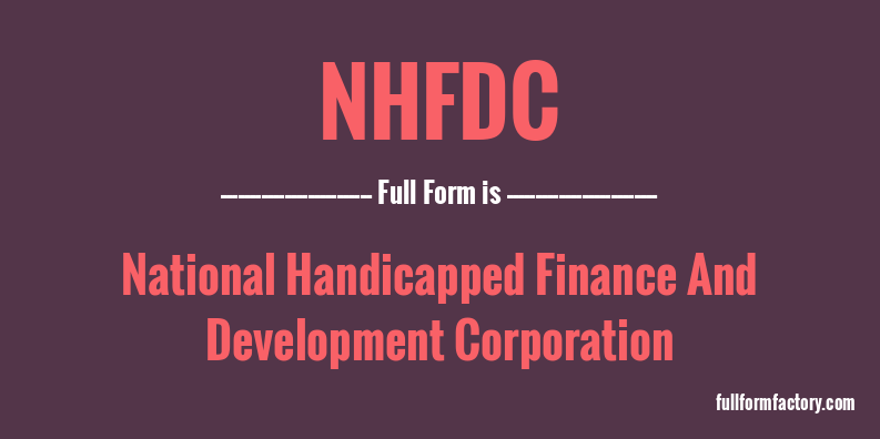 nhfdc-full-form