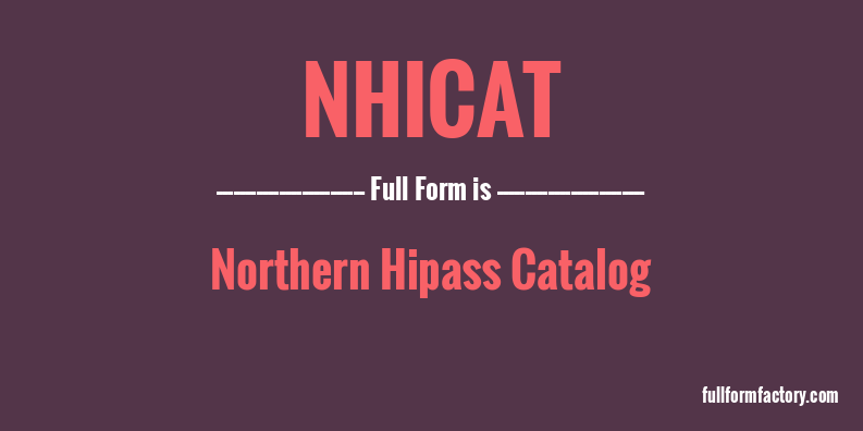nhicat-full-form