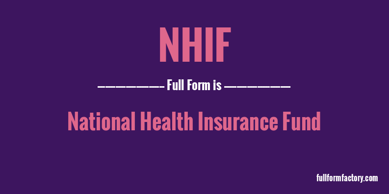 nhif-full-form