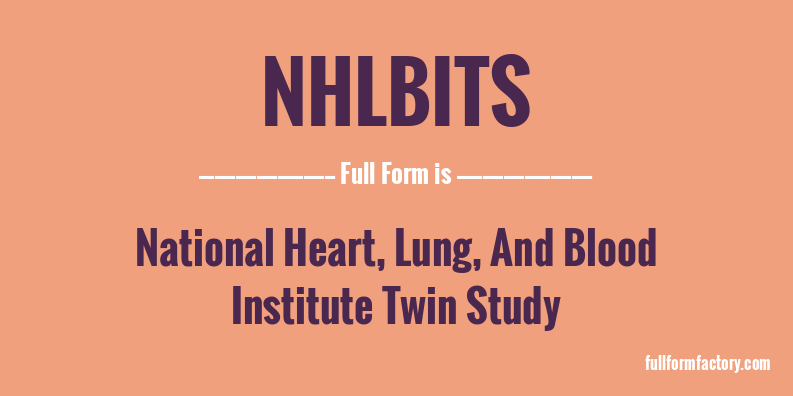 nhlbits-full-form