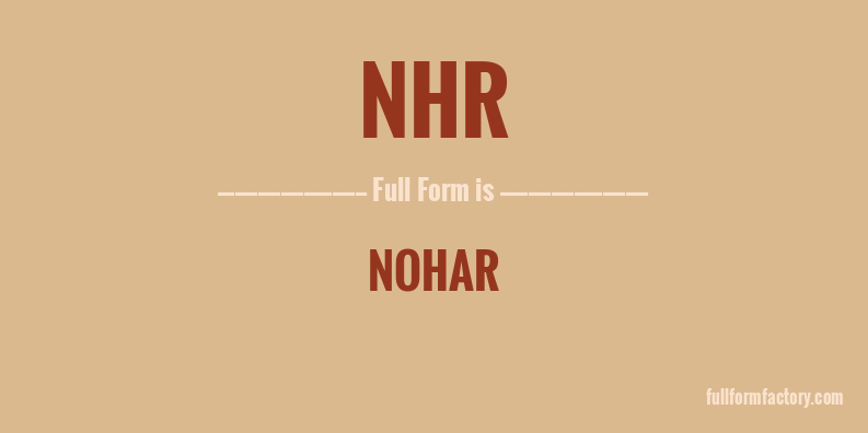 nhr-full-form