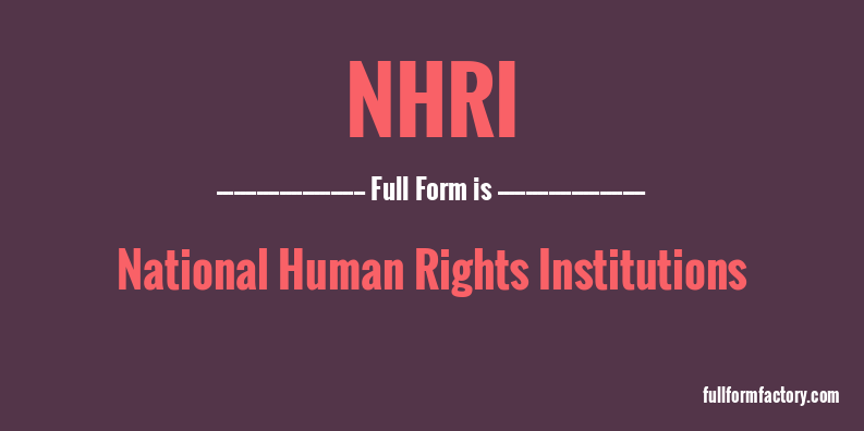 nhri-full-form