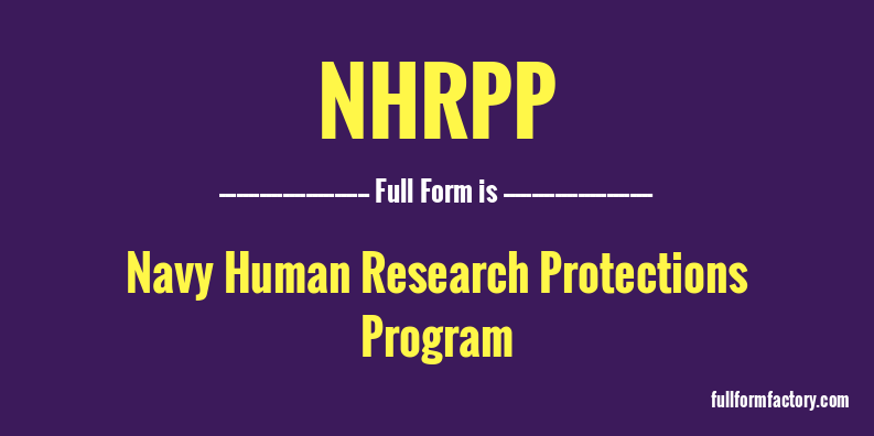 nhrpp-full-form