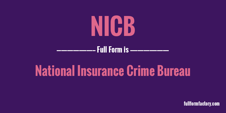 nicb-full-form