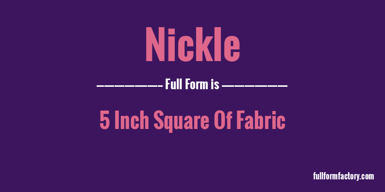 nickle-full-form
