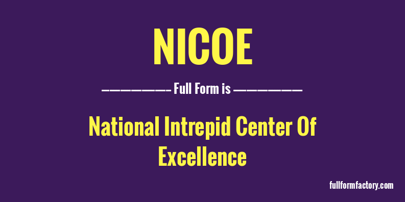nicoe-full-form