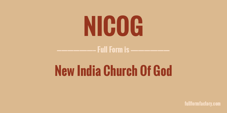 nicog-full-form
