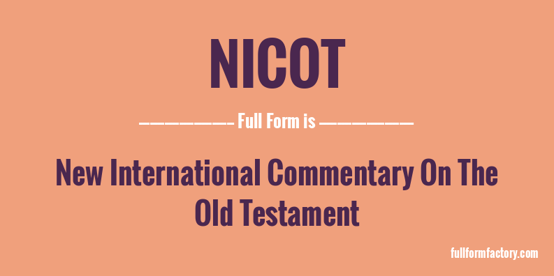 nicot-full-form