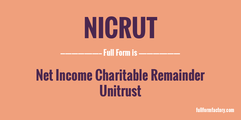 nicrut-full-form