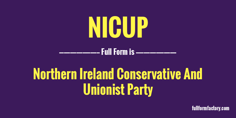 nicup-full-form