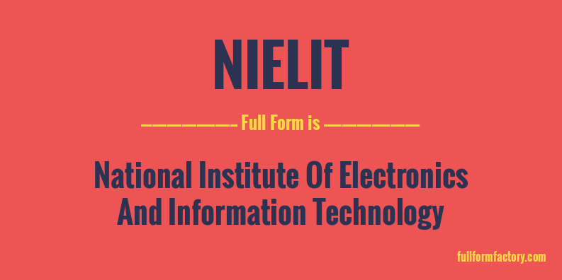 nielit-full-form