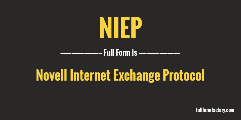 niep-full-form