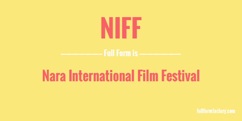 niff-full-form