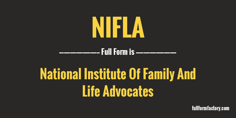 nifla-full-form