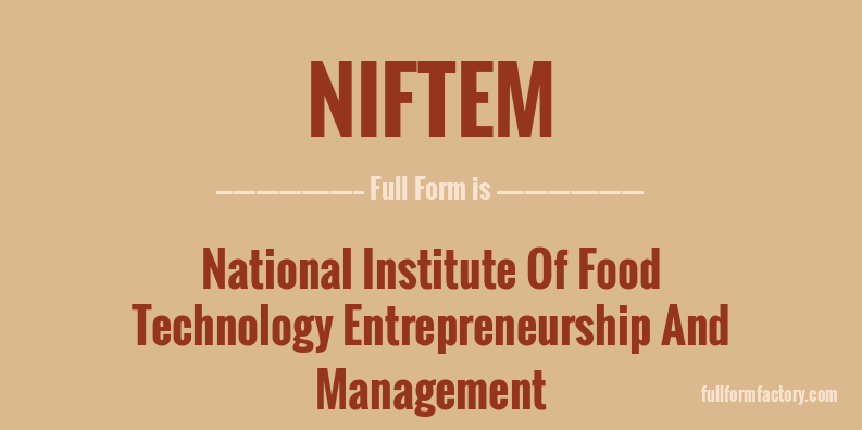 niftem-full-form