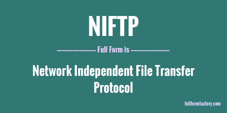 niftp-full-form
