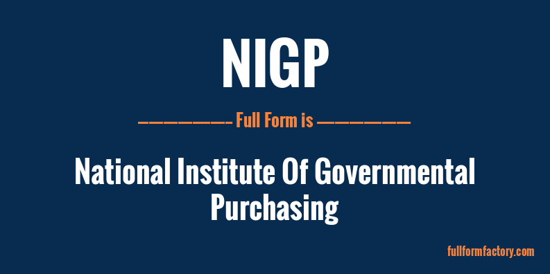 nigp-full-form