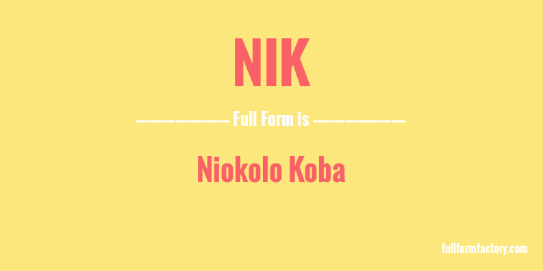 nik-full-form