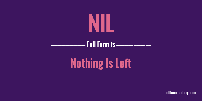 nil-full-form