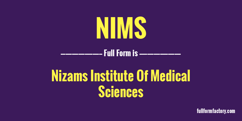 nims-full-form