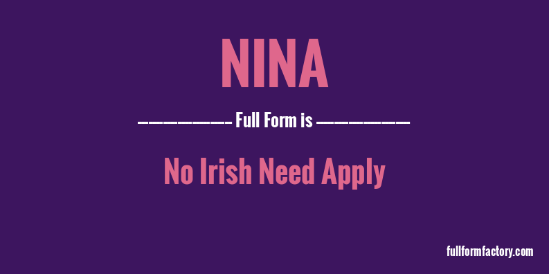 nina-full-form