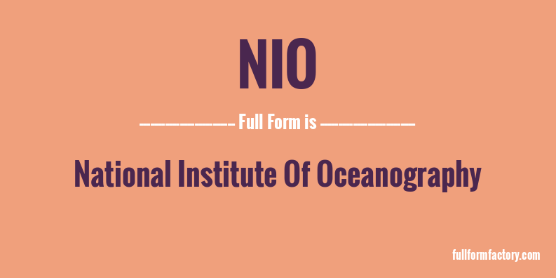 nio-full-form