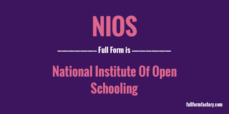 nios-full-form