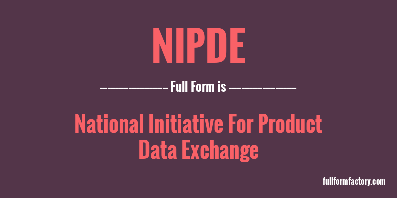 nipde-full-form