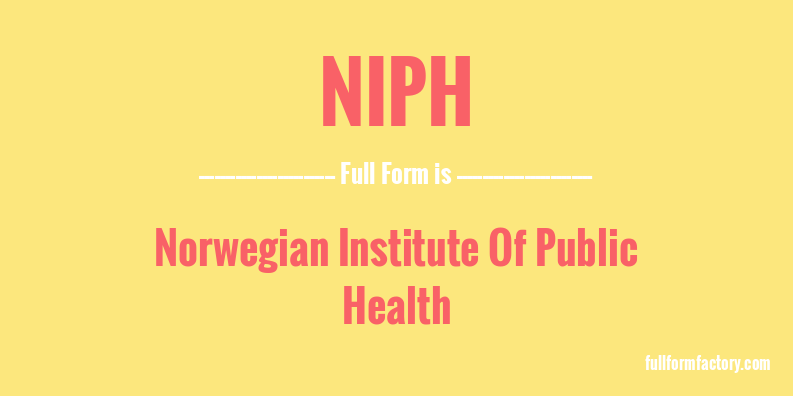 niph-full-form