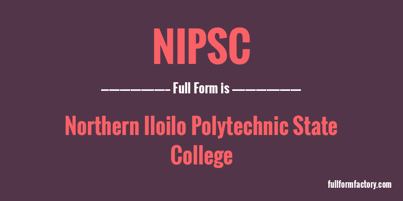 nipsc-full-form