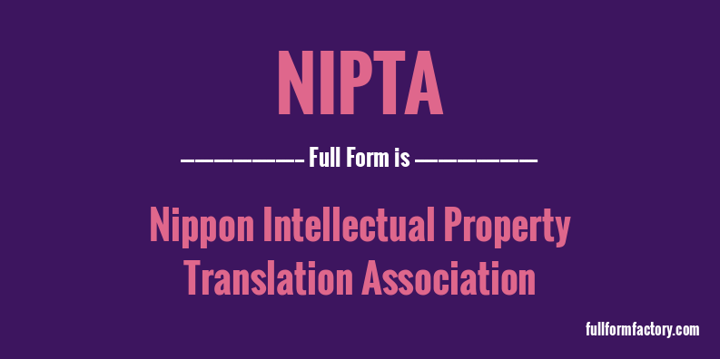 nipta-full-form