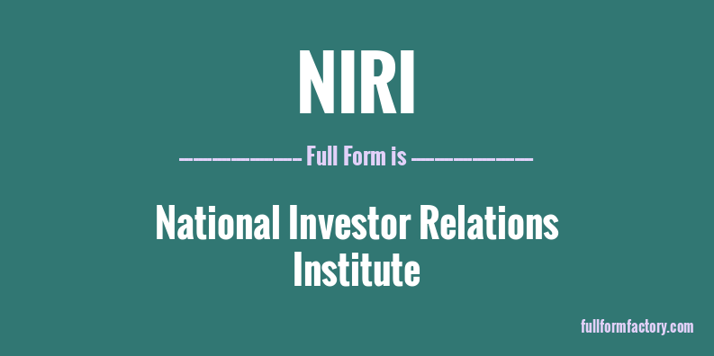 niri-full-form