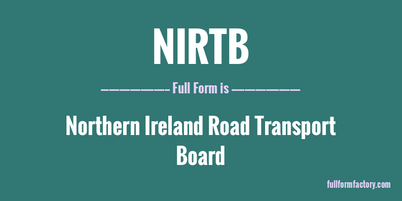nirtb-full-form