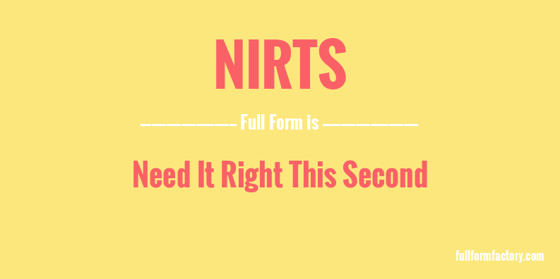 nirts-full-form