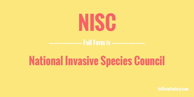 nisc-full-form