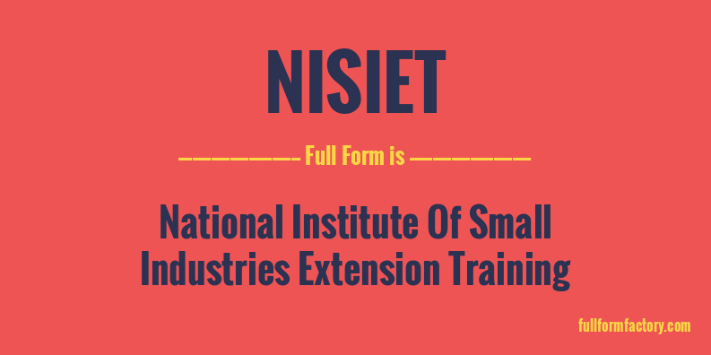 nisiet-full-form