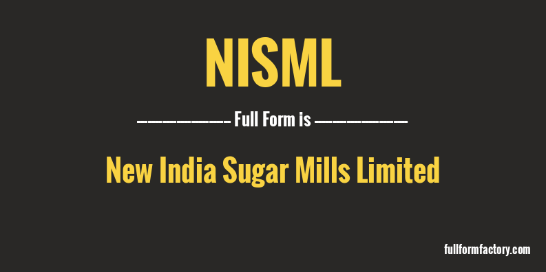 nisml-full-form