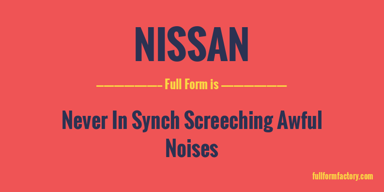 nissan-full-form