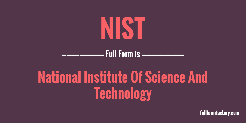 nist-full-form
