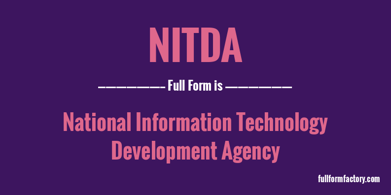 nitda-full-form