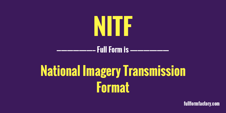 nitf-full-form