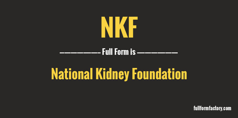 nkf-full-form