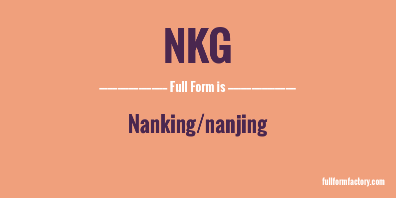 nkg-full-form