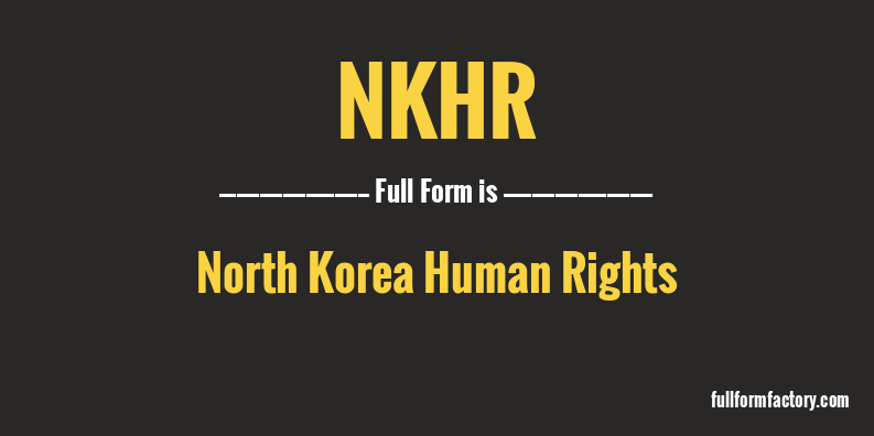 nkhr-full-form