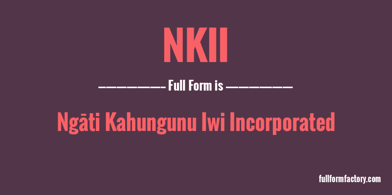 nkii-full-form